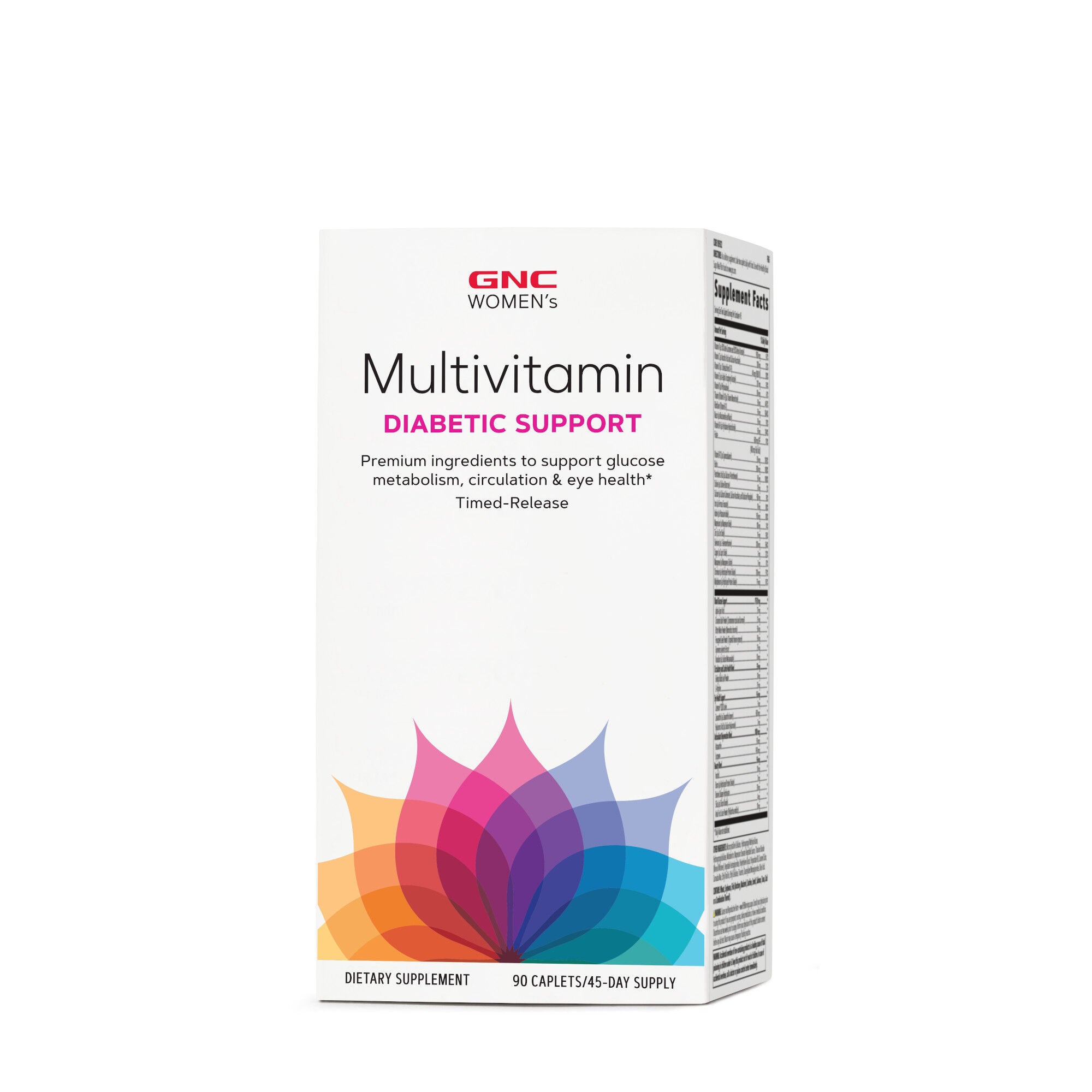 Multivitamin Diabetic Support 90 Caplets (45 Servings) GNC